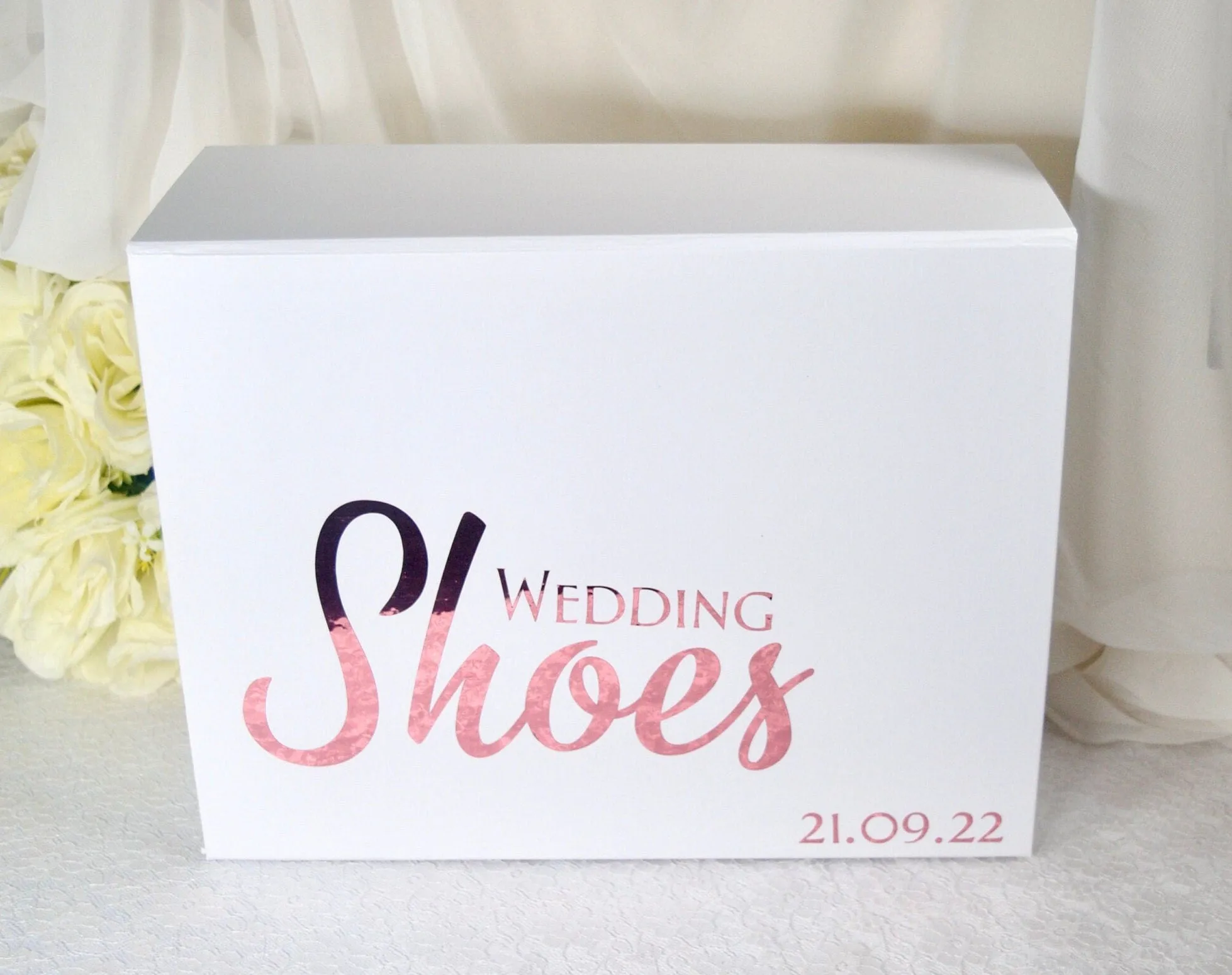 Luxury Wedding Shoe Storage Box | Gift Box | Bridal Accessory Keepsake