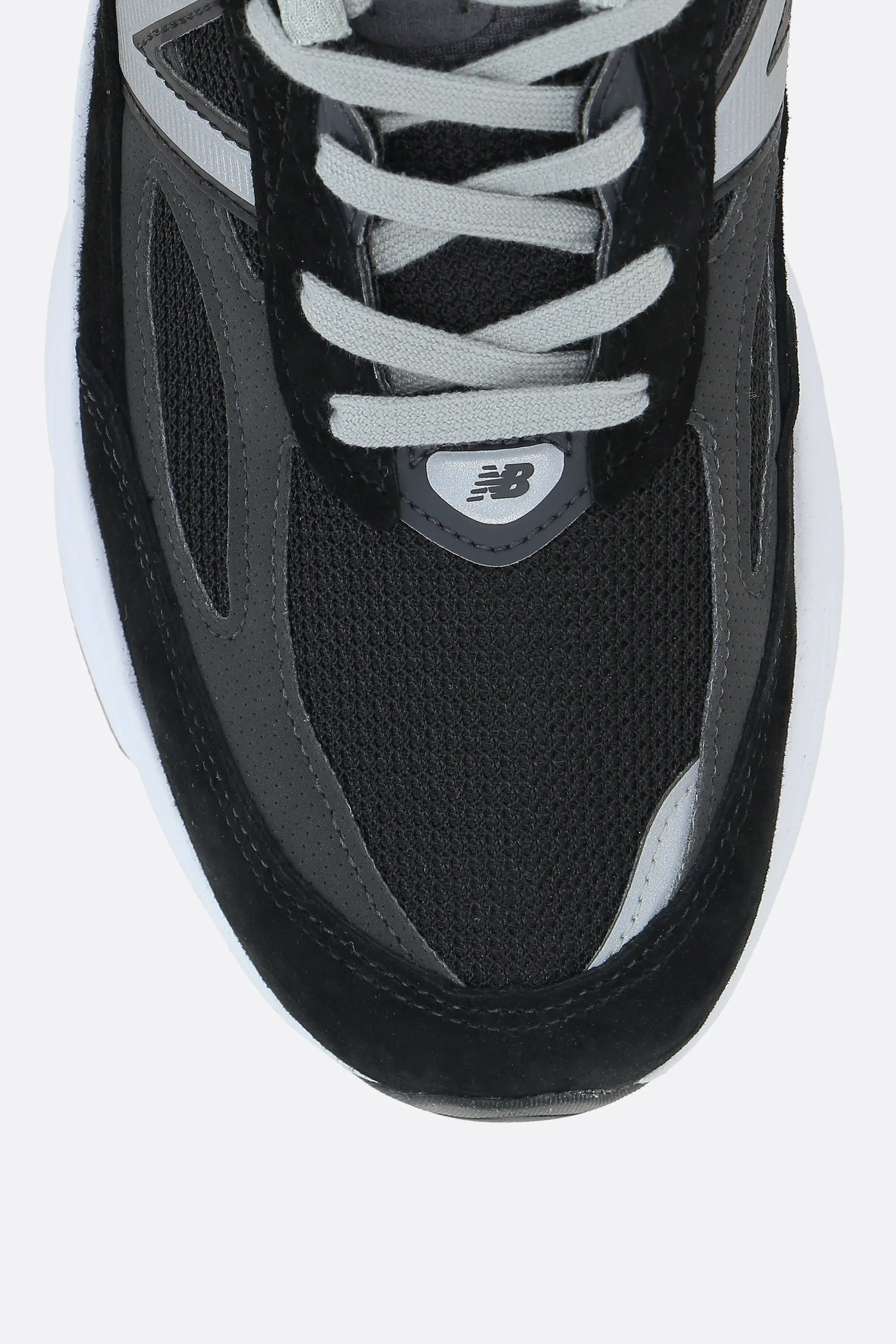 Made in USA 990v6 mesh and suede sneakers