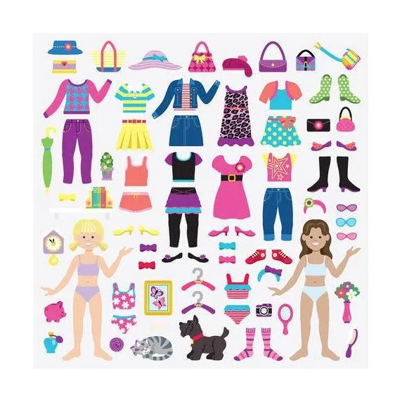 Melissa Doug Puffy Stickers Play Set: Dress-Up