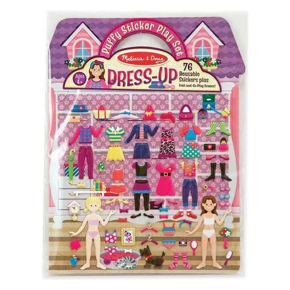 Melissa Doug Puffy Stickers Play Set: Dress-Up
