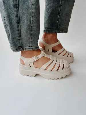 Melissa: Possession Platform II in Beige