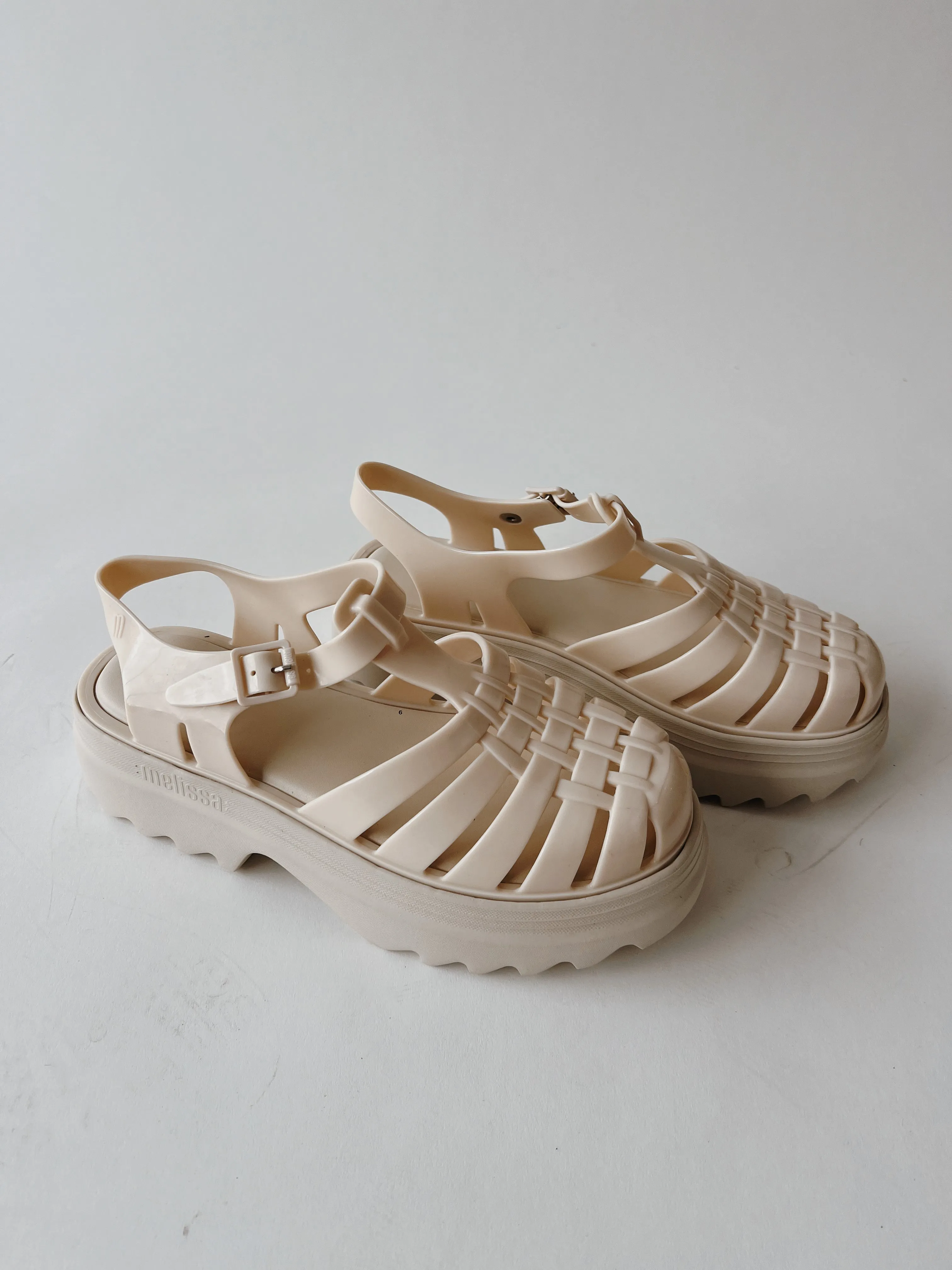 Melissa: Possession Platform II in Beige