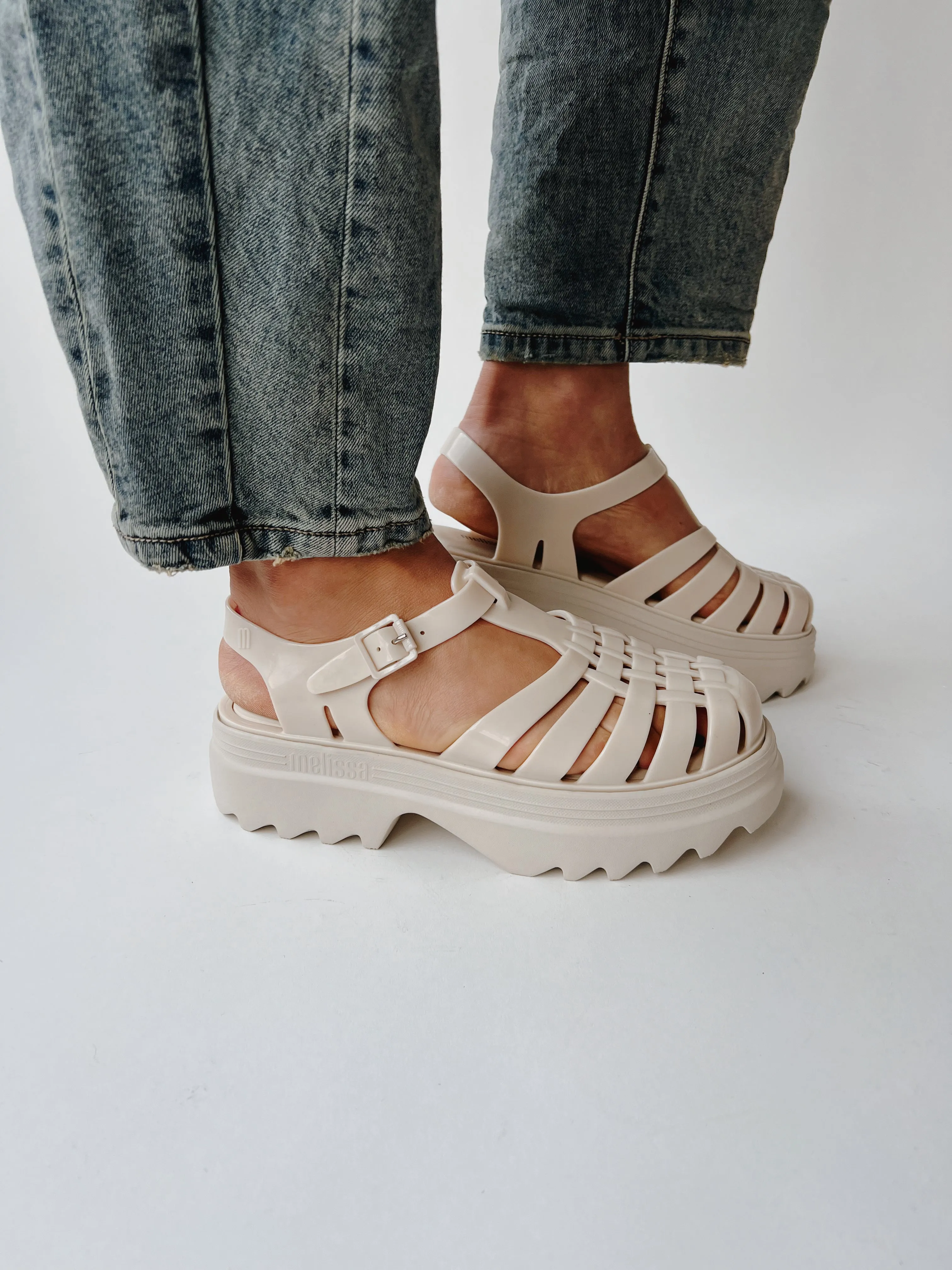 Melissa: Possession Platform II in Beige
