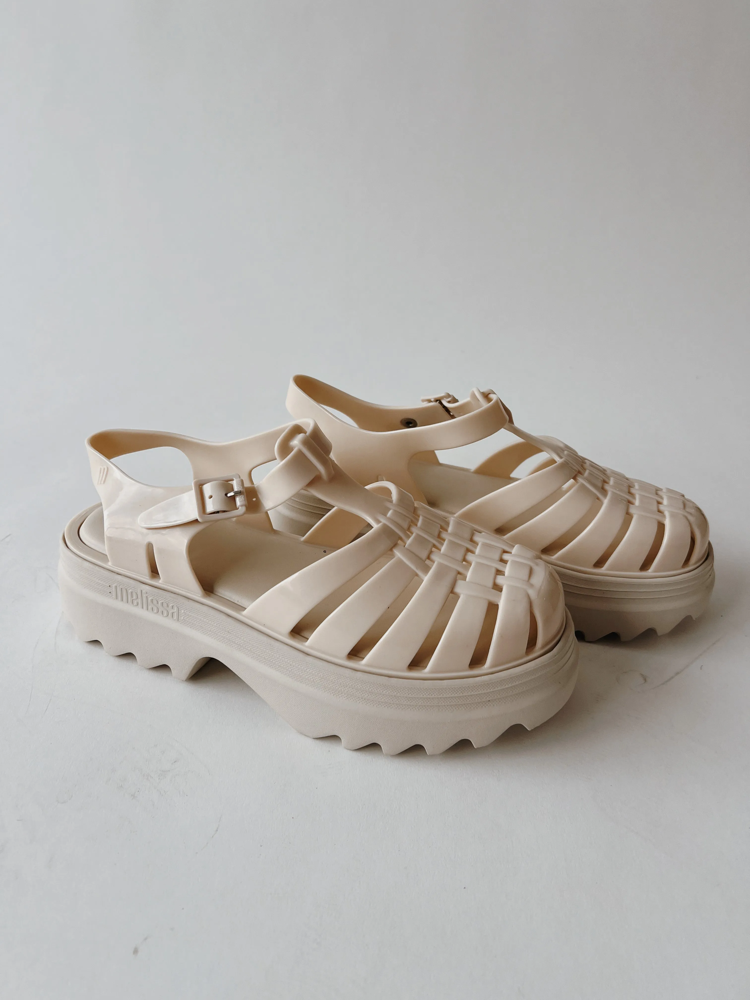 Melissa: Possession Platform II in Beige