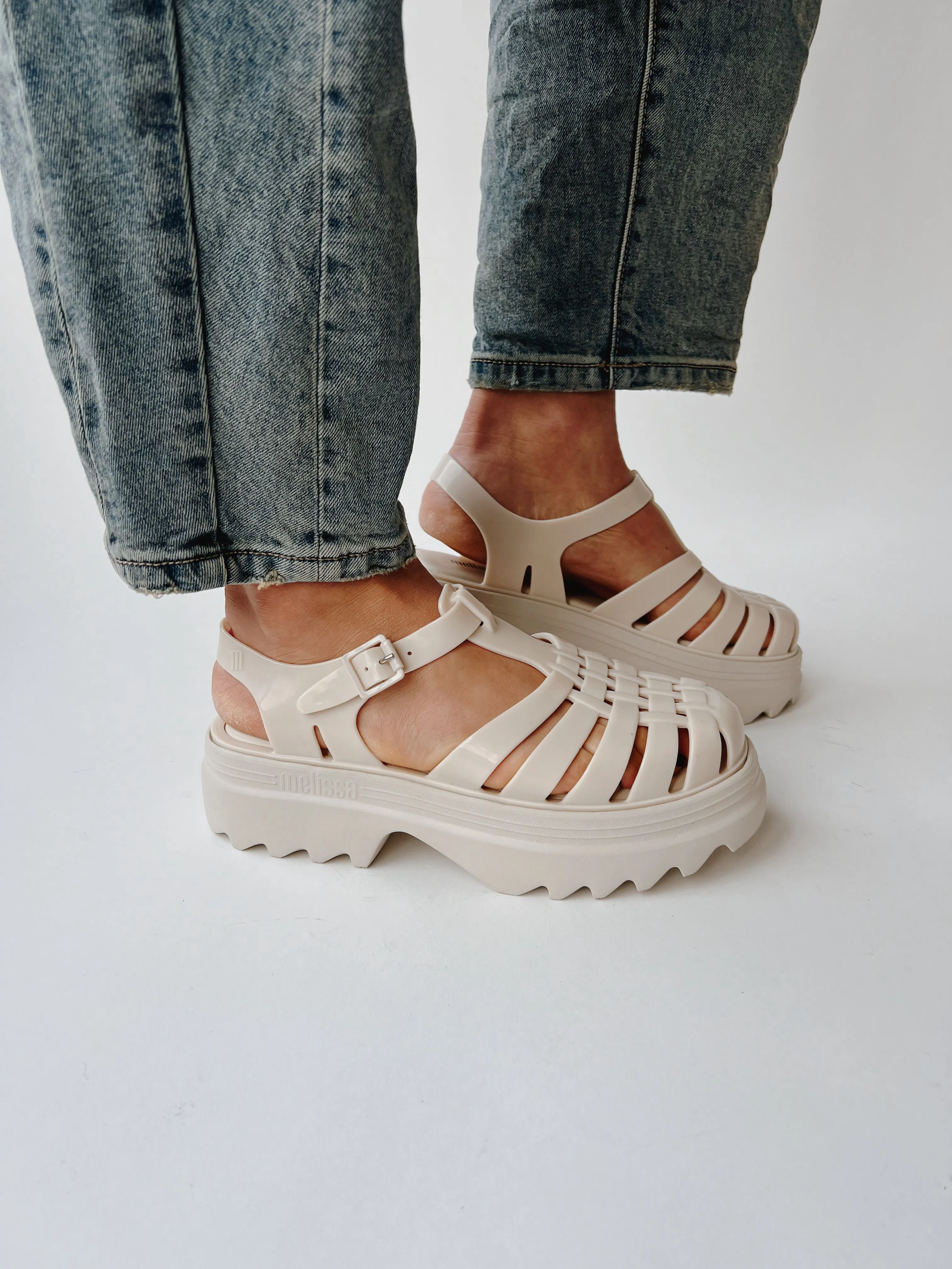 Melissa: Possession Platform II in Beige