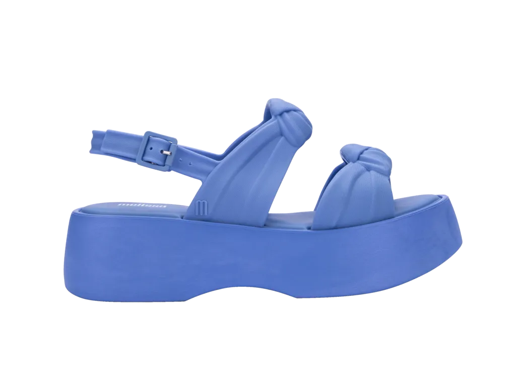 Melissa Velvet Platform - Blue
