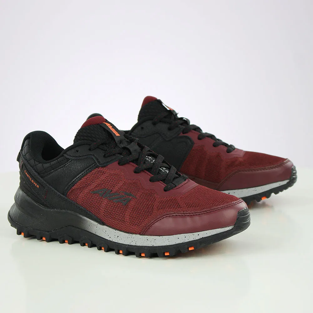 Men's Mesh Graphic Printed Shoes,Burgundy