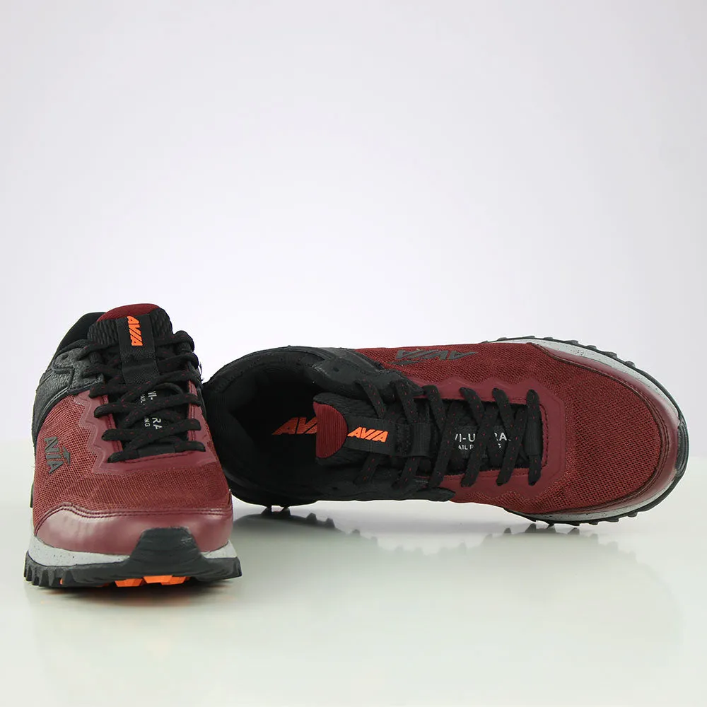 Men's Mesh Graphic Printed Shoes,Burgundy