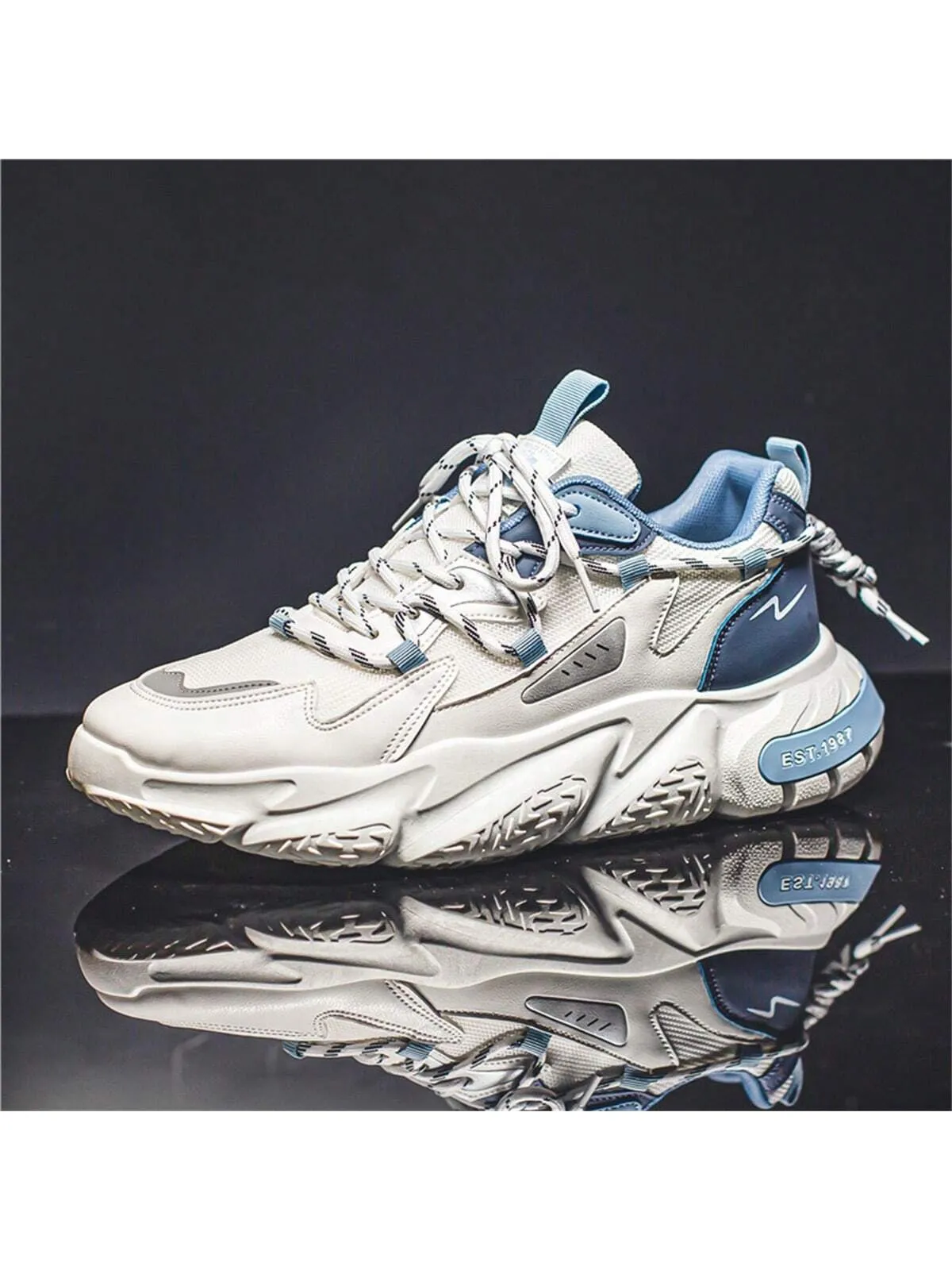 Men's Sports Shoes with Thickened Soles and Increased Height