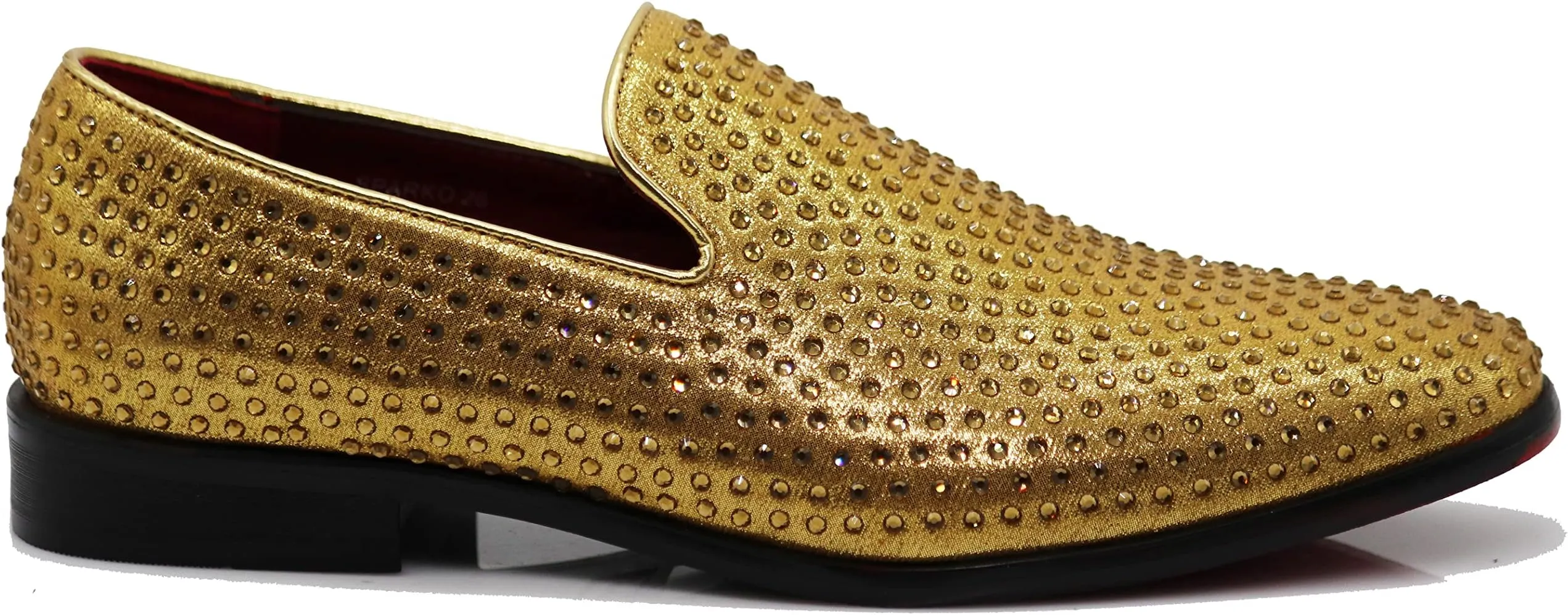 Men's White Velvet Rhinestone Studded Designer Shoes