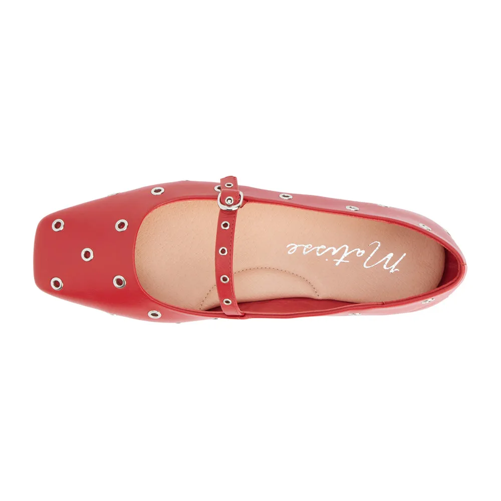 Mick Studded Mary Jane Ballet Flats