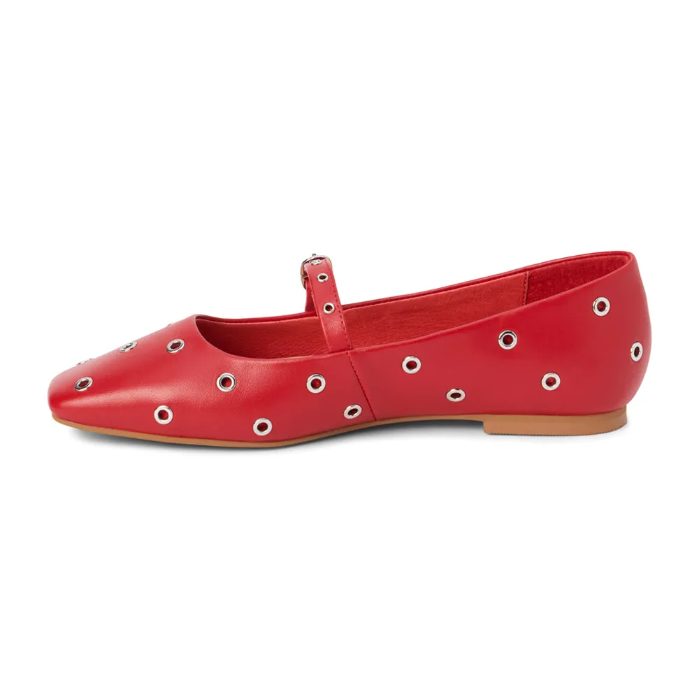 Mick Studded Mary Jane Ballet Flats
