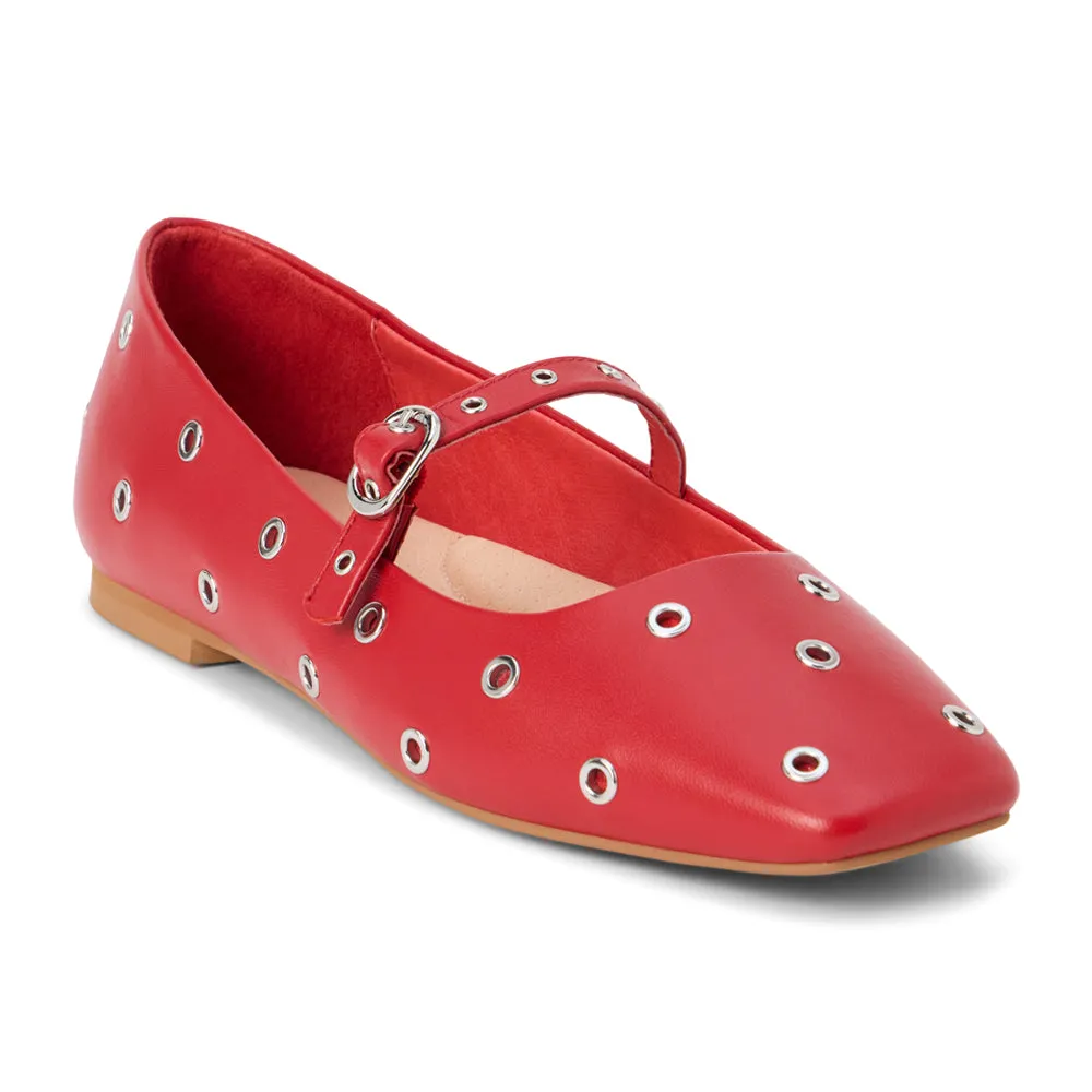 Mick Studded Mary Jane Ballet Flats