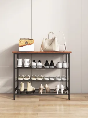 Modern Deluxe Stow 4-Tier Shoe Rack