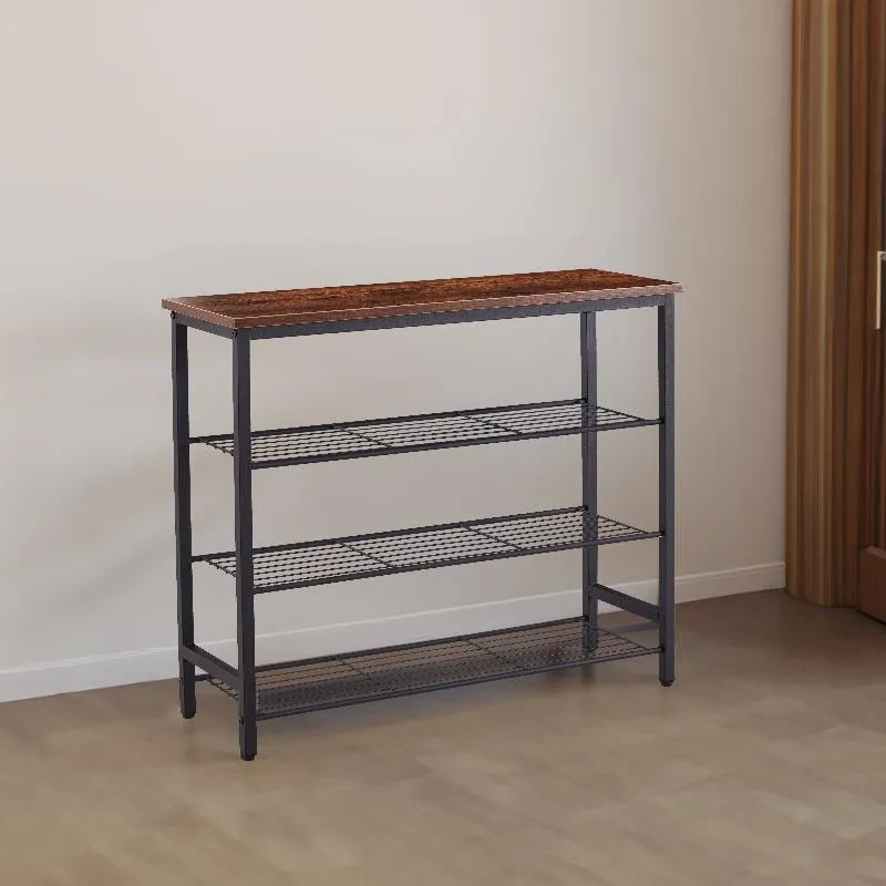 Modern Deluxe Stow 4-Tier Shoe Rack