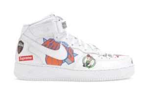 Nike Air Force 1 Mid Supreme Nba White