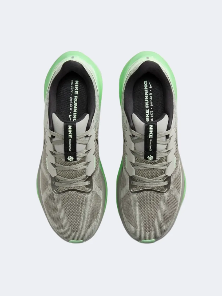 Nike Air Zoom Structure 25 Men Running Shoes Stucco/Jade/Green