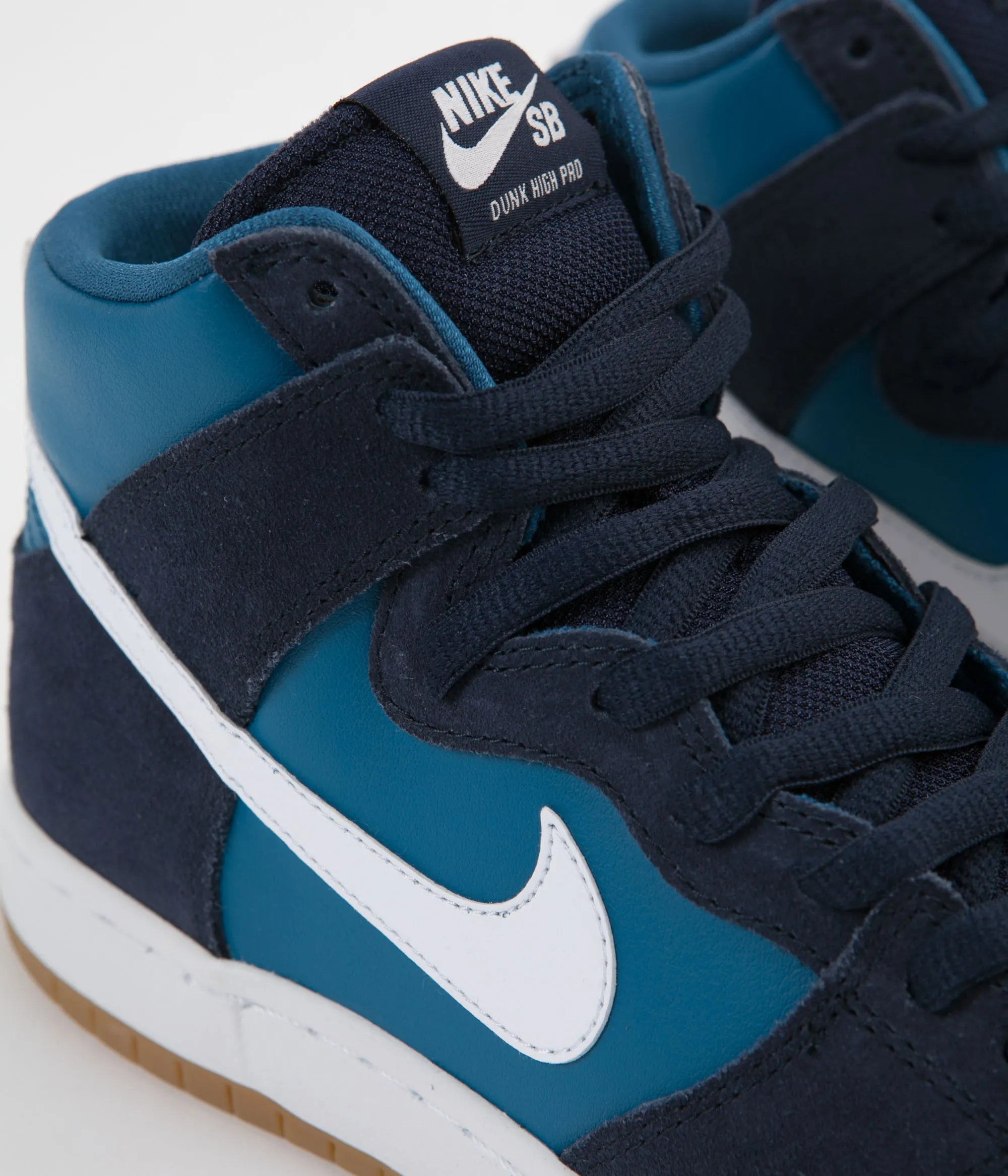 Nike SB Dunk High Pro Shoes - Obsidian / White - Industrial Blue