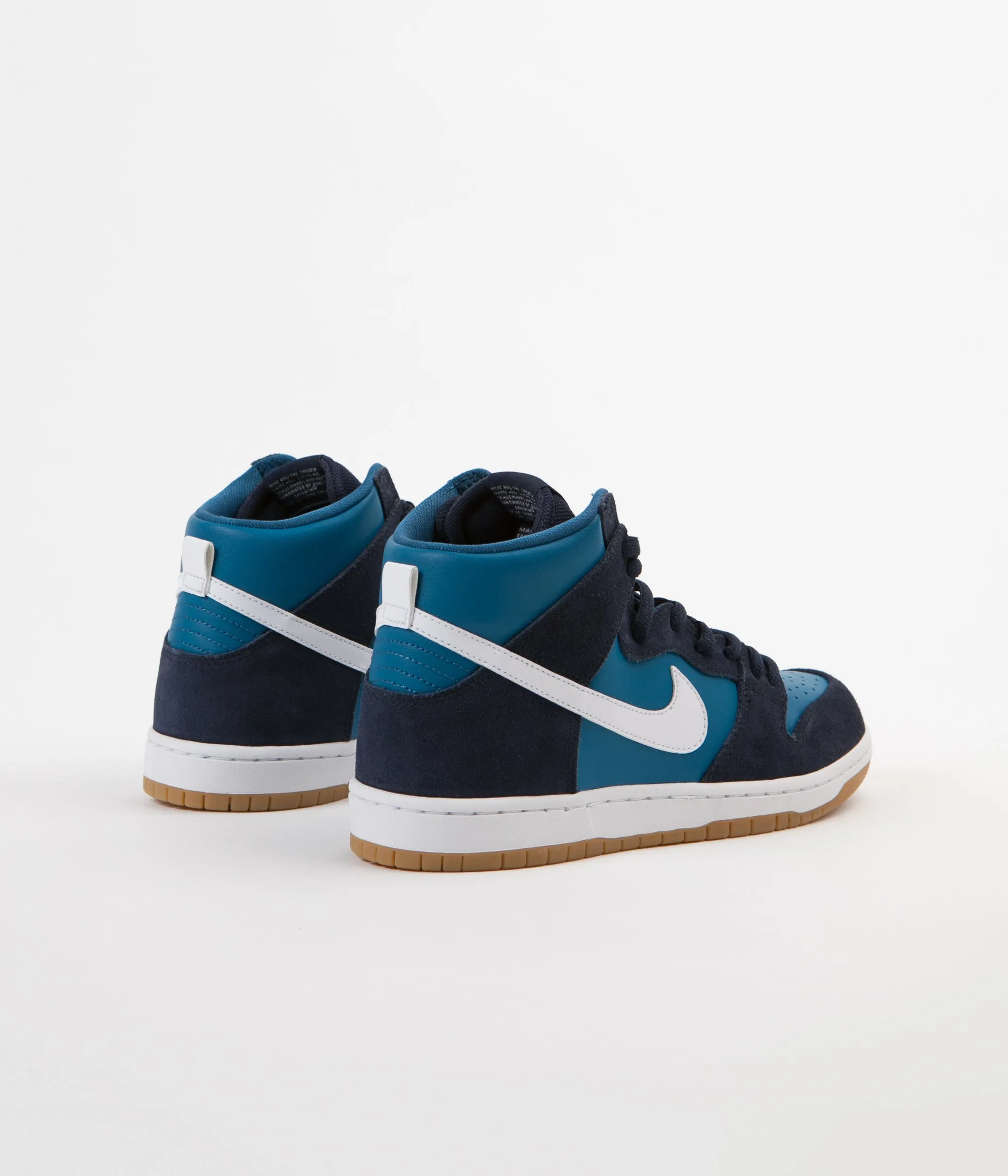 Nike SB Dunk High Pro Shoes - Obsidian / White - Industrial Blue