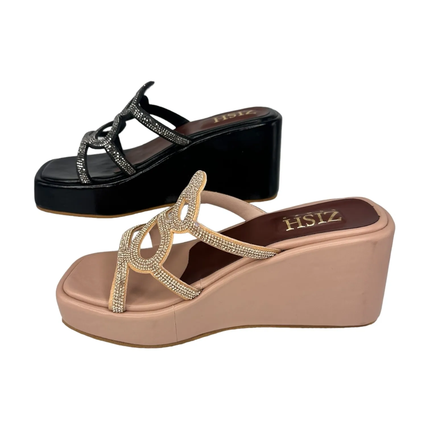Nude Pink Slytherine Slides