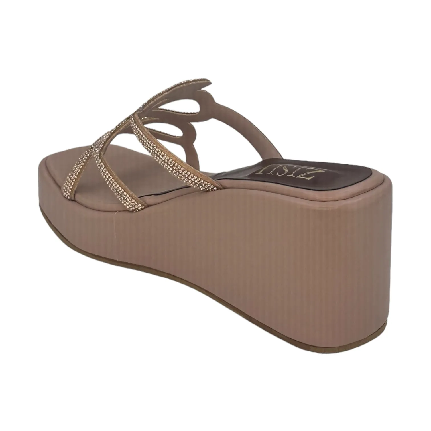 Nude Pink Slytherine Slides