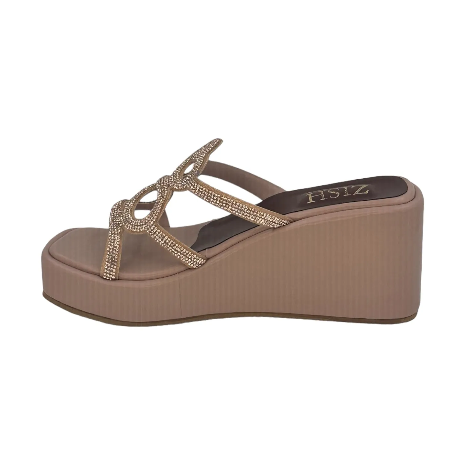 Nude Pink Slytherine Slides
