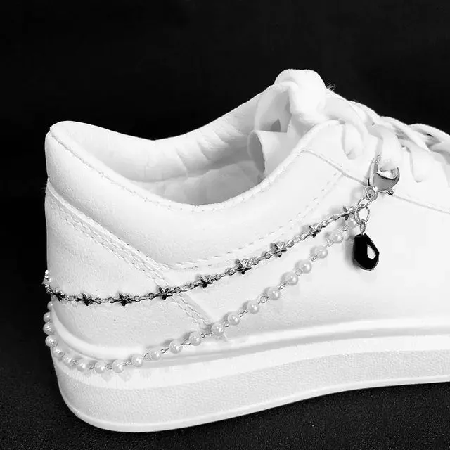 Pearls & Hearts Shoe Accessory