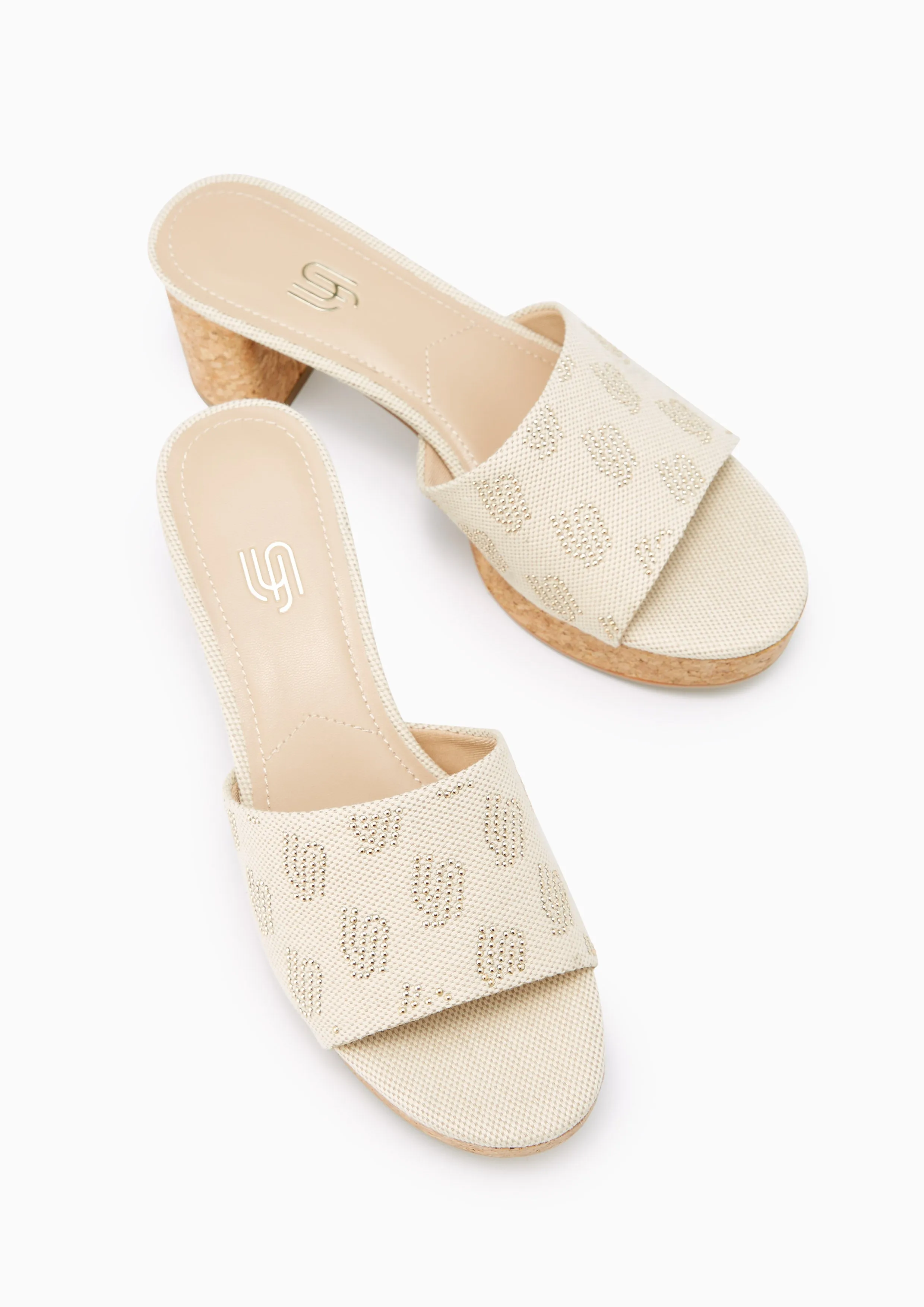 Prive Infinite Platform Heels - Beige