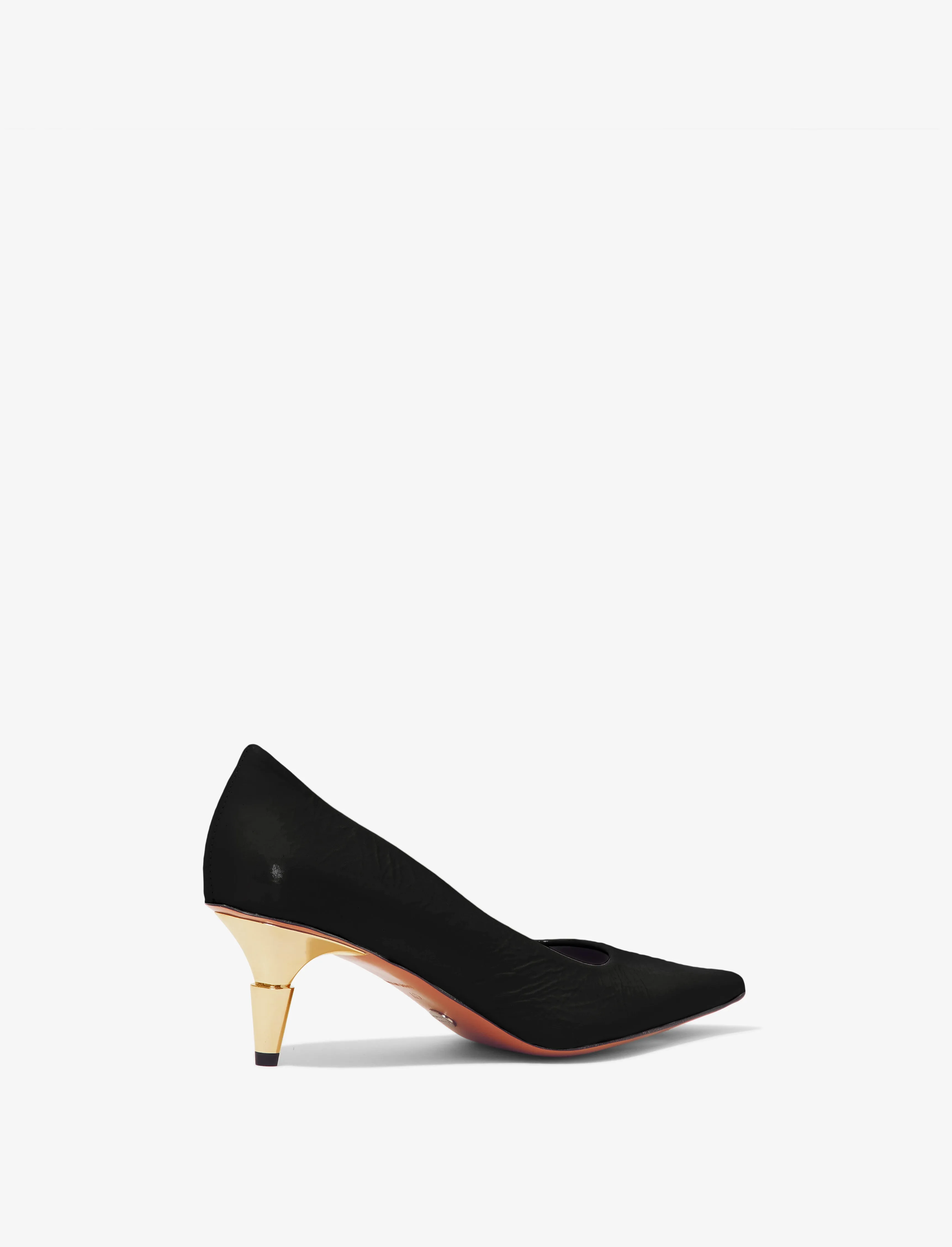 Proenza Schouler Spike Pumps in Crinkled Patent Leather - 60mm - Black