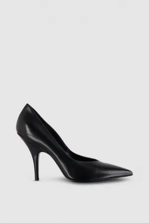 Pumps aus Glattleder