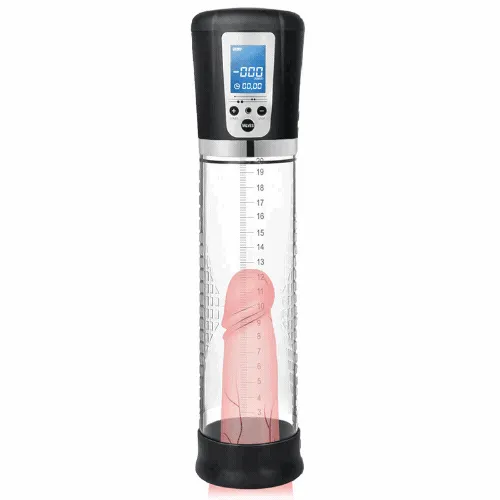 Quusvik- Electric Penis Vacuum Pump with 4 Suction Intensities Rechargeable