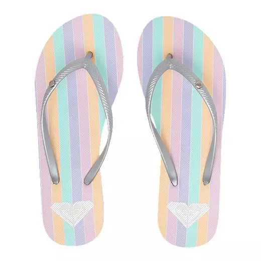 'Roxy' Women's Bermuda Print Sandal - White Multi