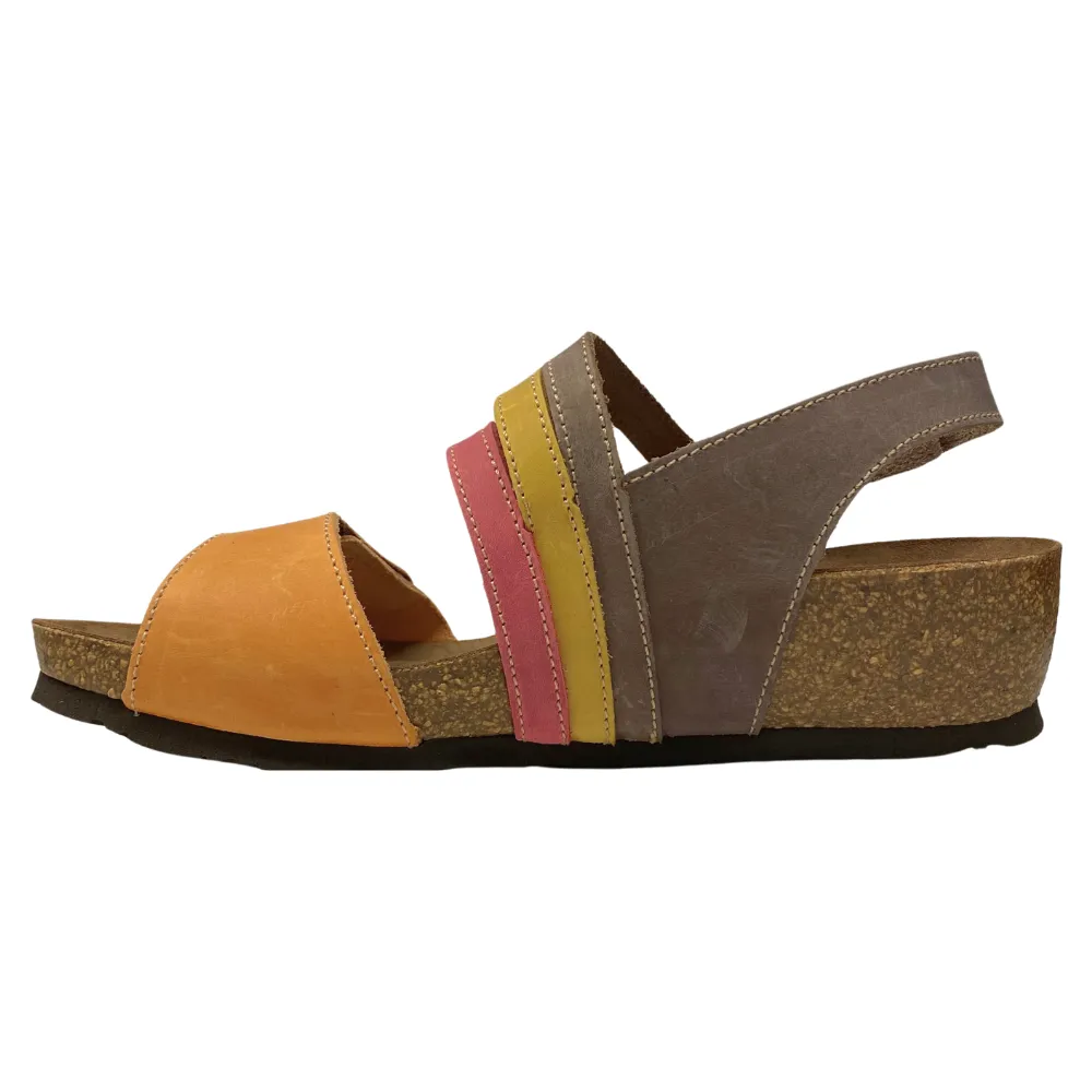 Sabatini Calzature Sloan Arancio/Fango Sandal (Women's)