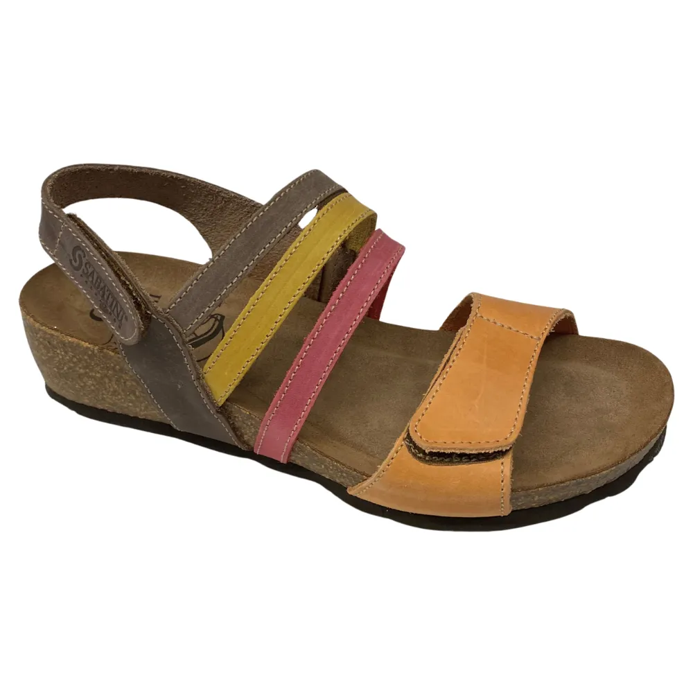 Sabatini Calzature Sloan Arancio/Fango Sandal (Women's)