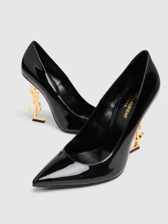 Saint Laurent   110mm Opyum patent leather pumps 