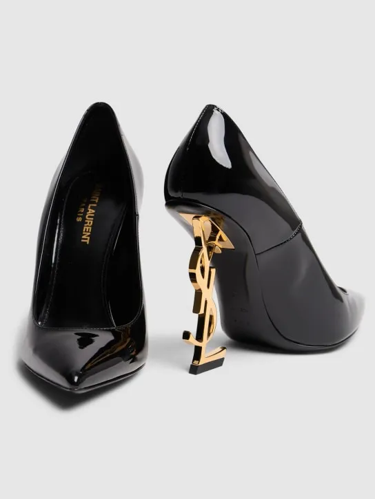 Saint Laurent   110mm Opyum patent leather pumps 