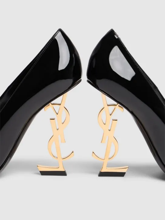 Saint Laurent   110mm Opyum patent leather pumps 