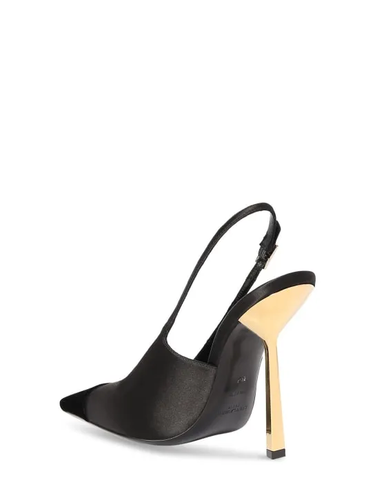Saint Laurent   115mm Ines viscose blend pumps 