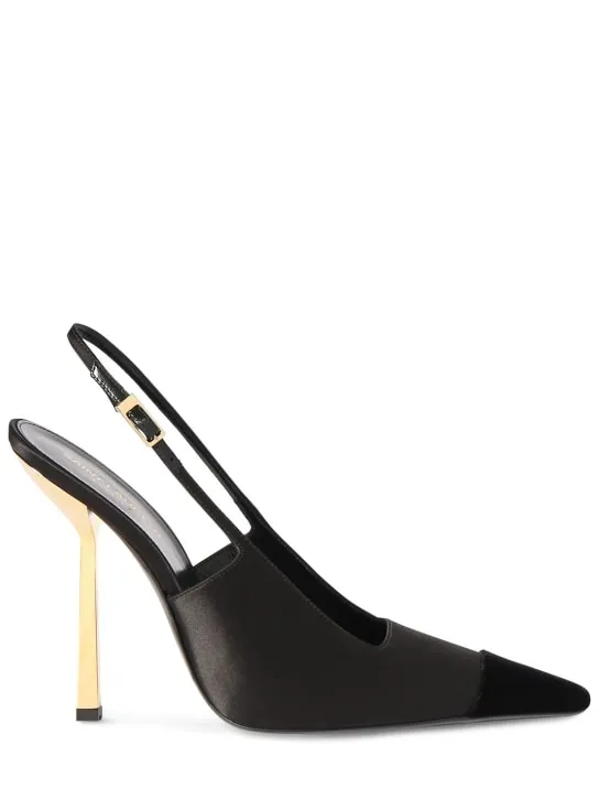 Saint Laurent   115mm Ines viscose blend pumps 