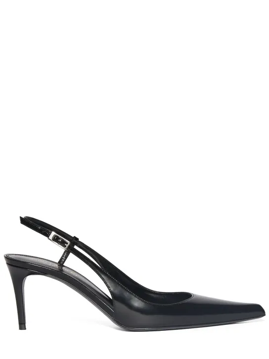 Saint Laurent   70mm Vendome leather slingback pumps 