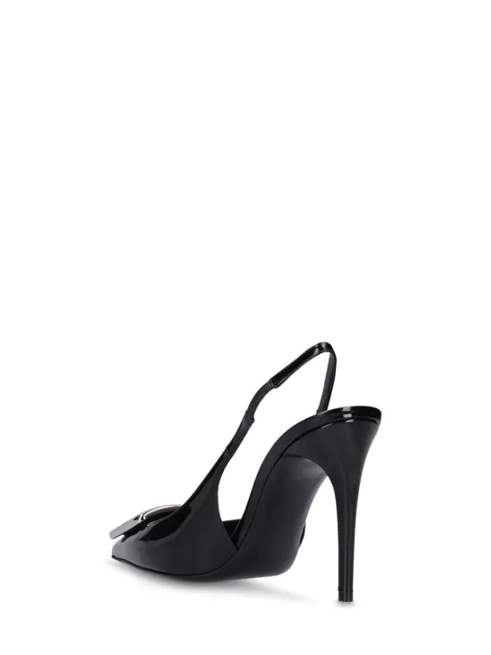 Saint Laurent   95mm Avenue leather slingback pumps 