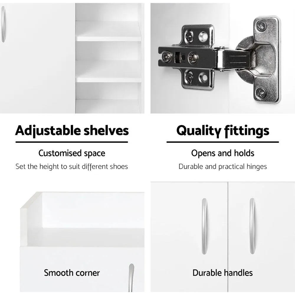 Shonde Shoe Cabinet - White