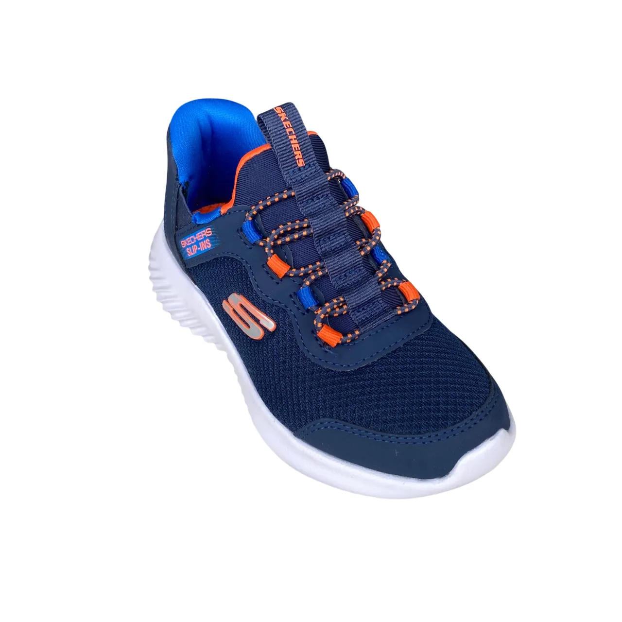 Skechers scarpa da ginnastica junior Slip-ins Bounder Brisk Burst 403822L/NVBL blu