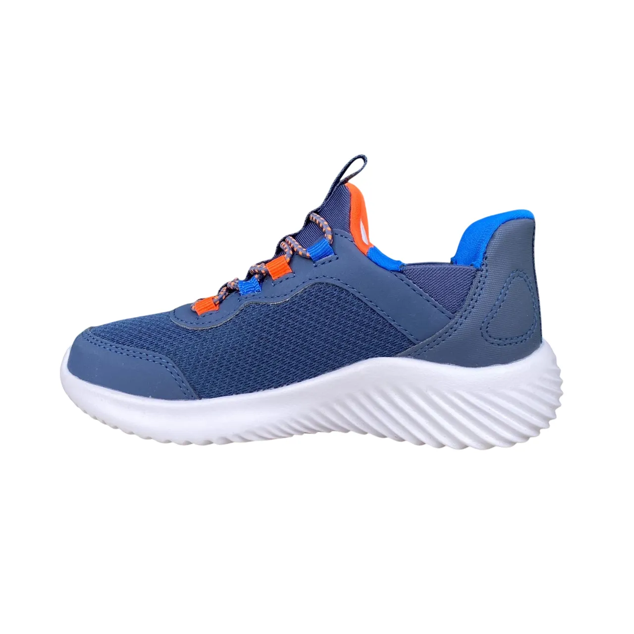 Skechers scarpa da ginnastica junior Slip-ins Bounder Brisk Burst 403822L/NVBL blu