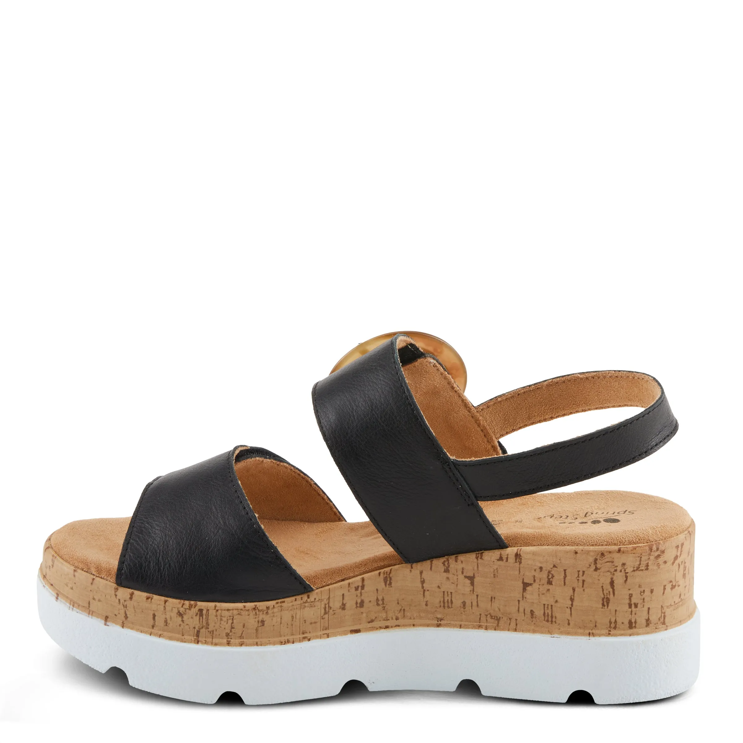 Spring Step Shoes Abarah Sandals Women's Leather Platform