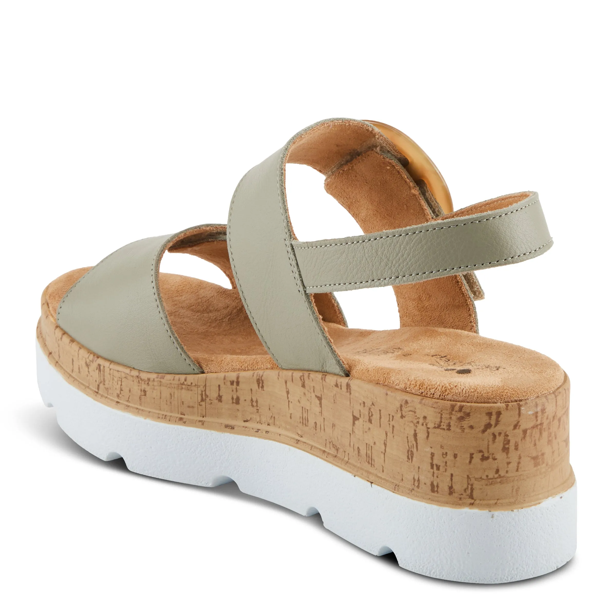Spring Step Shoes Abarah Sandals Women's Leather Platform