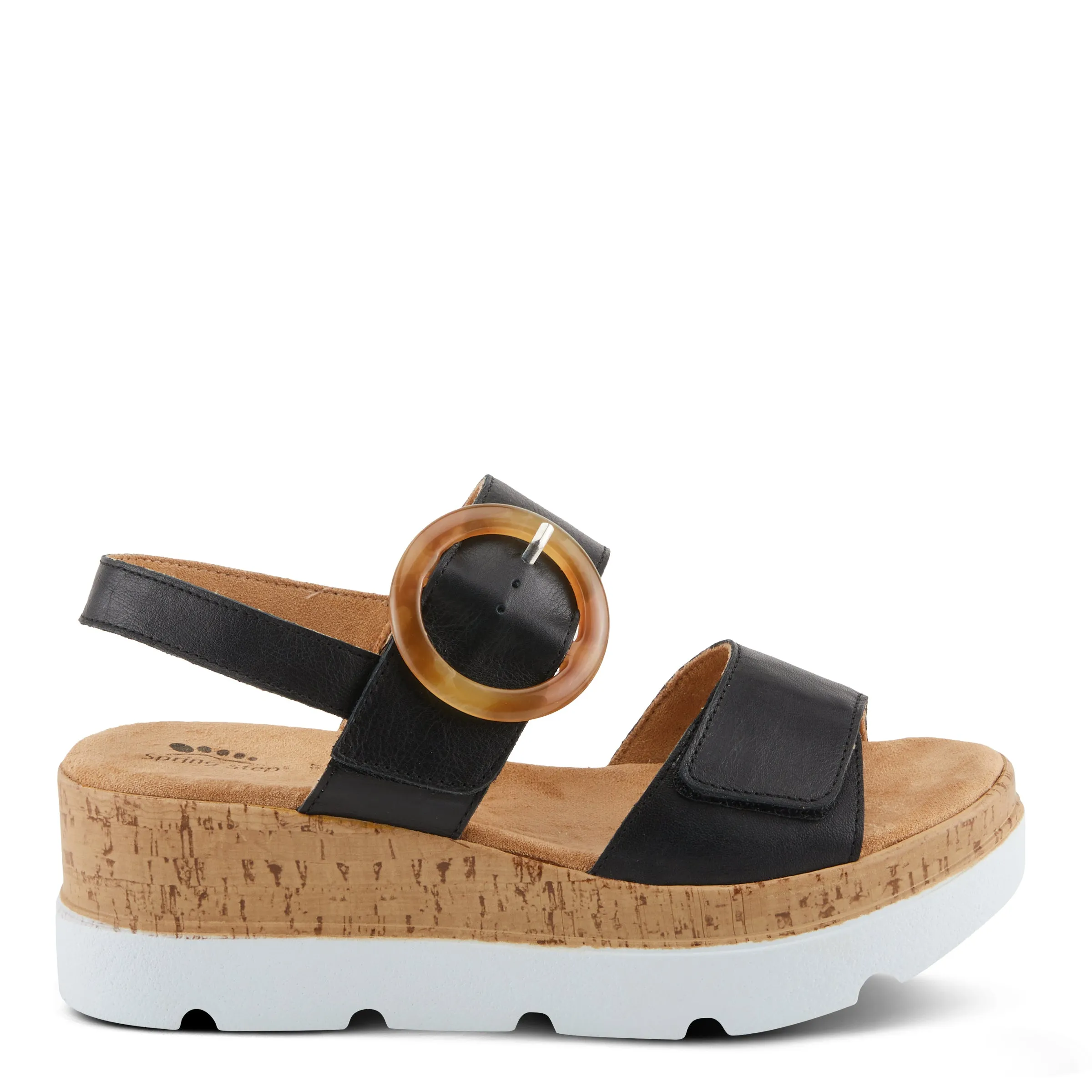 Spring Step Shoes Abarah Sandals Women's Leather Platform