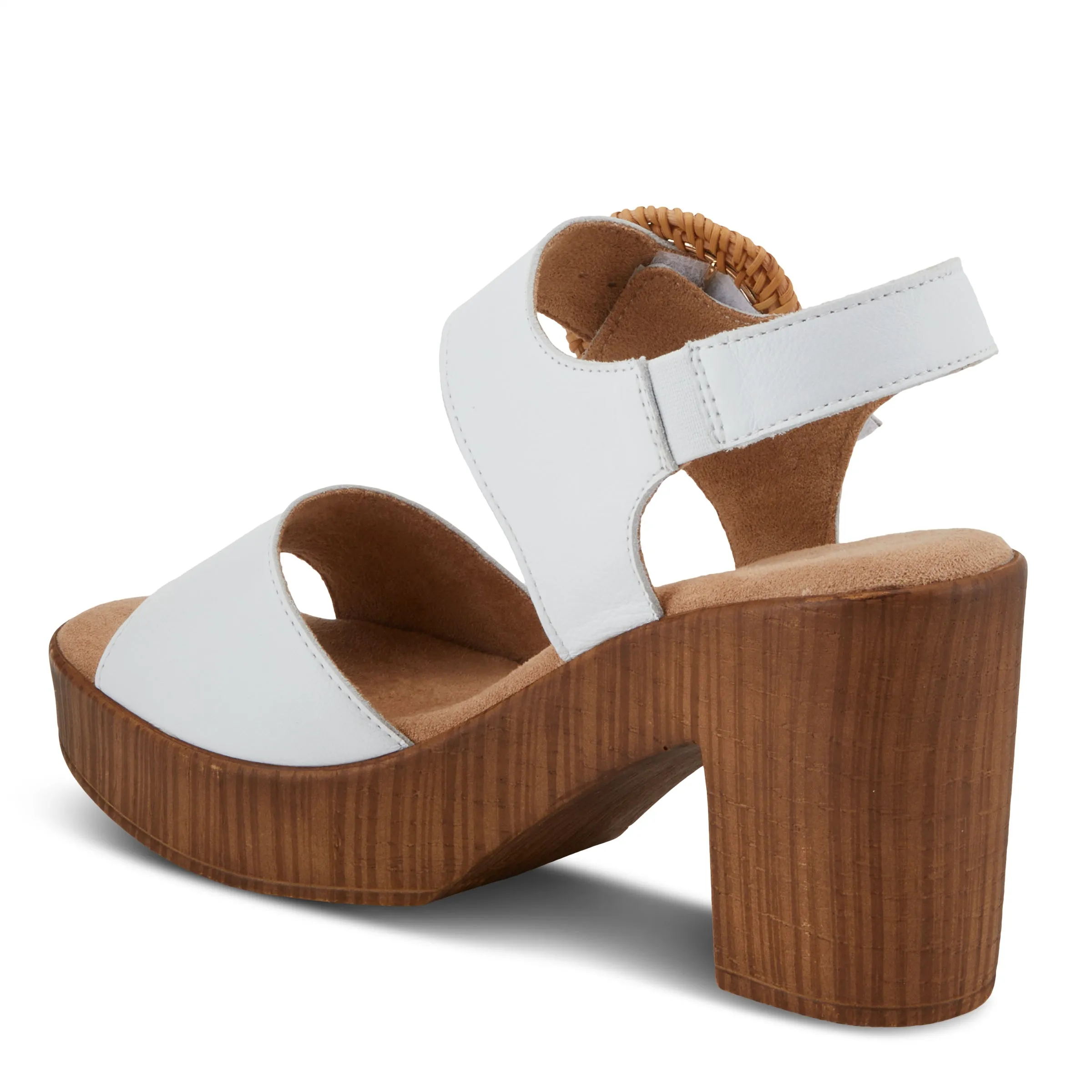 Spring Step Shoes Gamona Women’s Suede Leather Sandals 3.25" Heel