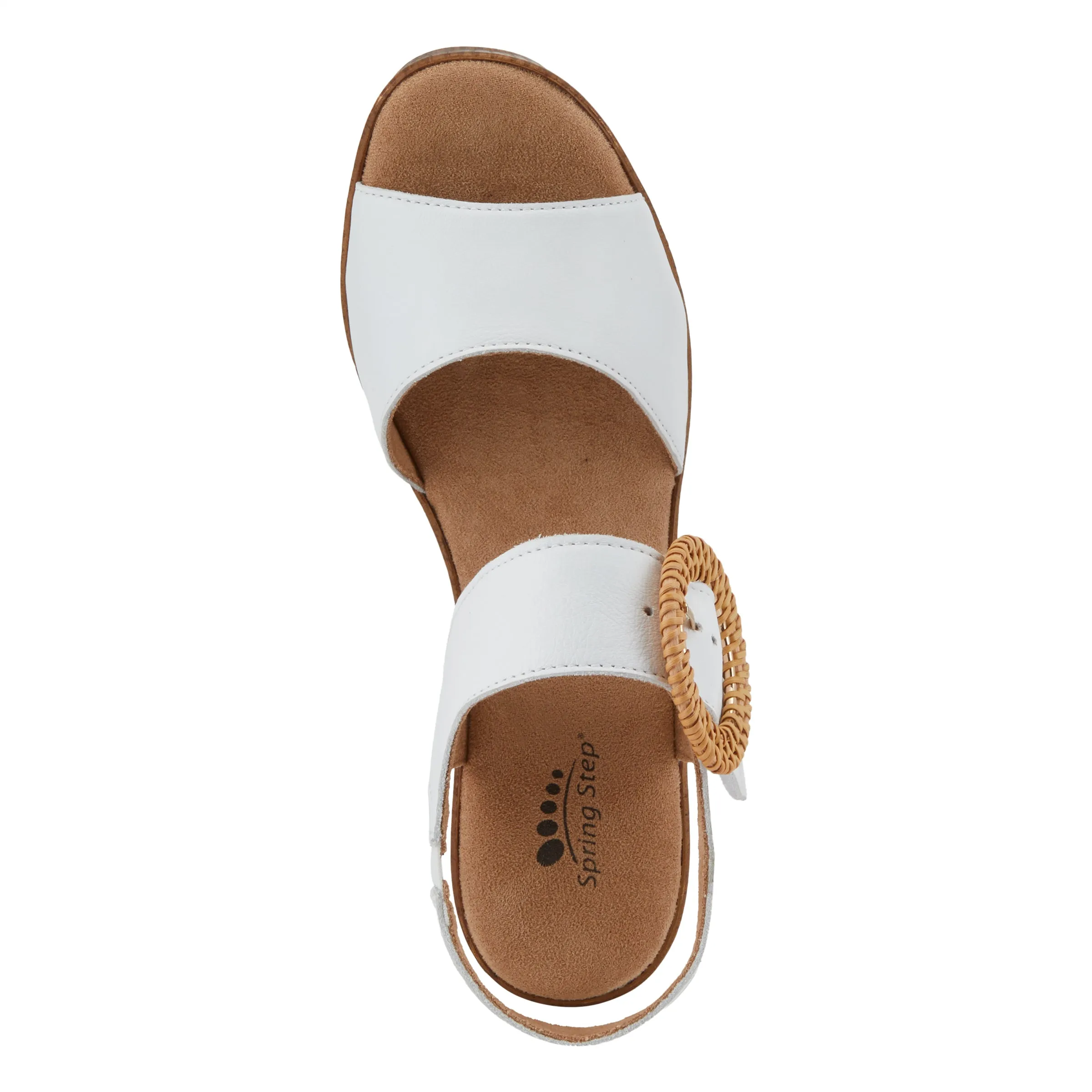 Spring Step Shoes Gamona Women’s Suede Leather Sandals 3.25" Heel