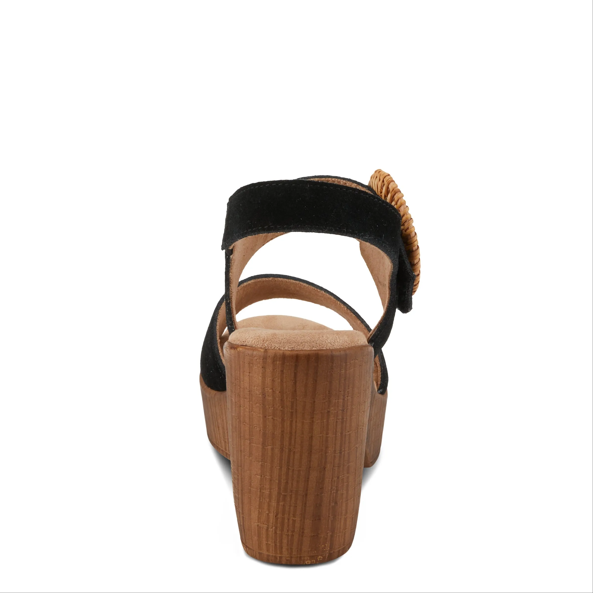 Spring Step Shoes Gamona Women’s Suede Leather Sandals 3.25" Heel